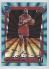 2021-22 Panini Donruss Rated Rookie Holo Teal Laser Usman Garuba #238 0x2o
