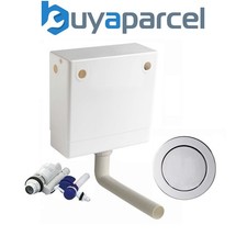 Macdee Pneu Compact Pneumatic Concealed WC Toilet Cistern Single CPL41CP-AG