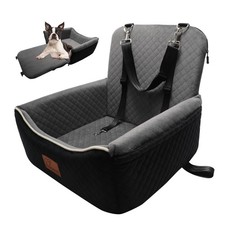 Dog Car Seat Bed 2 in 1 for Small/Medium Dogs up to 35 lbs,Adjustable Safety ...