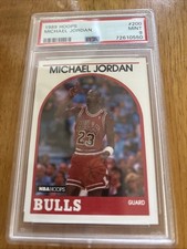 1989 Hoops Michael Jordan #200 GOAT ! PSA  9 MINT Chicago bulls!￼