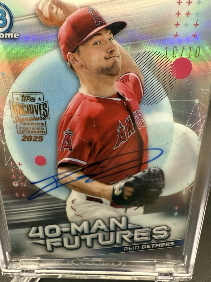 2025 Topps Signature Series Reid Detmers Angels Auto #/10 - Image 4 of 4