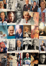 30 Autogramme verstorbener Künstler Sportler...