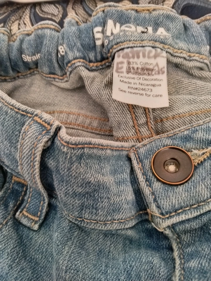 Sonoma Size 18 Plus Light Denim Boyfriend Jeans Stretch stright 18h mens - Image 3 of 4