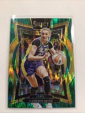 2025 Panini WNBA Select Concourse Cameron Brink Green Flash