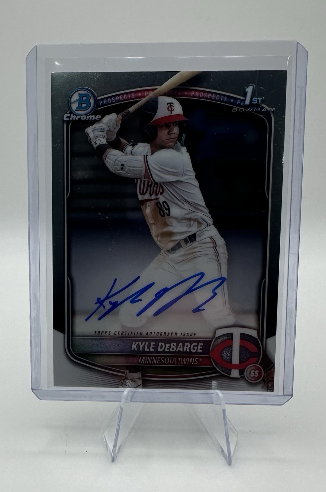 2025 Bowman - Chrome Prospect Autographs Kyle DeBarge #CPA-KD (AU, RC)