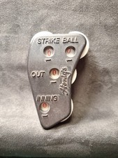 Black Honig's Baseball Umpire Coach Clicker Counter Balls Strikes Outs Black Honig's Baseball Umpire Coach Clicker Counter Balls Strikes Outs - Image 1