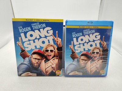 Long Shot-Blu-ray+DVD+Digital, 2019-Seth Rogen/Charlize Theron-Brand New Sealed