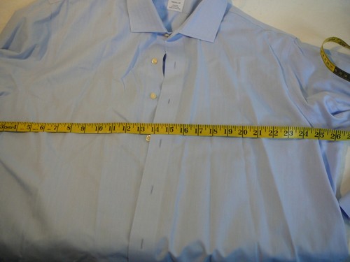 Brooks Brothers Blue Classic Long Sleeve Shirt 17 1/2 32 & 2 ties Garcia Gant - Picture 2 of 7
