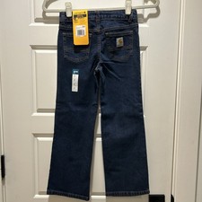 Boys Carhartt Rugged Flex Relaxed Fit Jeans New Size 7 BD8374-B NWT