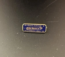Oh Henry ! 10 Year Employee Pin Williamson Candy Company