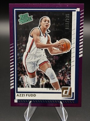 2025-26 Donruss Azzi Fudd #87 RC Cosmos Purple /275 Huskies Wings