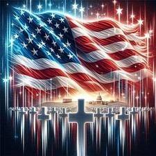 Independence Day Diamond Painting Kits, DIY 4 of July Diamond Art Kits for Adult