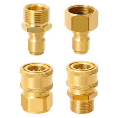 #ad 4* Pressure Washer Hose Adapter M22 15mm 3 8#x27;#x27; Versatile Compatibility $15.80