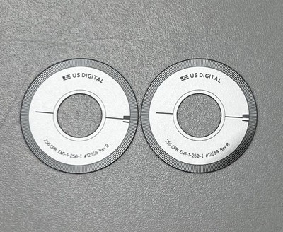 US Digital Encoder Discs DISK-1-256-375-IE.  256-count, Index, .375  ID
