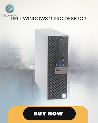 Windows 11 Pro Desktop Computer, 3.20GHz i5, 16GB RAM, 250GB SSD, HDMI, Dell PC