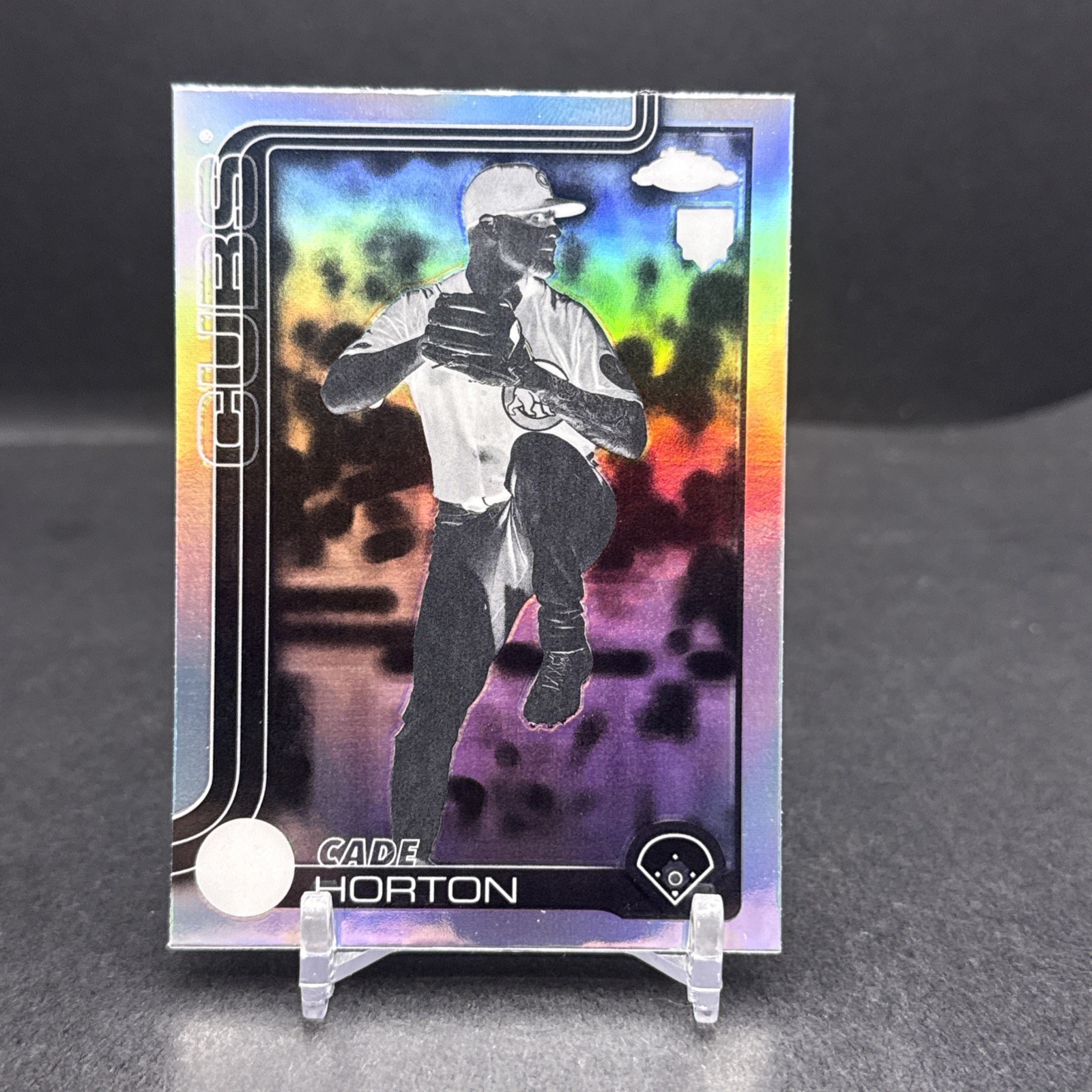 Cade Horton 2025 Topps Chrome Update RC #USC63 Negative Refractor Cubs TF1