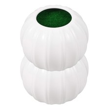 2pcs Fall Flower Vase Pumpkin Shaped Planter Modern Vase Dried Flower