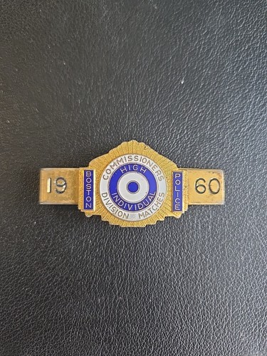 1960 Boston POLICE Commissioners Division Matches High INDIVIDUAL MONEY CLIP - Picture 9 of 10