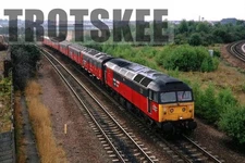 35mm Slide BR British Rail Diesel Loco Class 47 47779 Masbrough 1998 Orig
