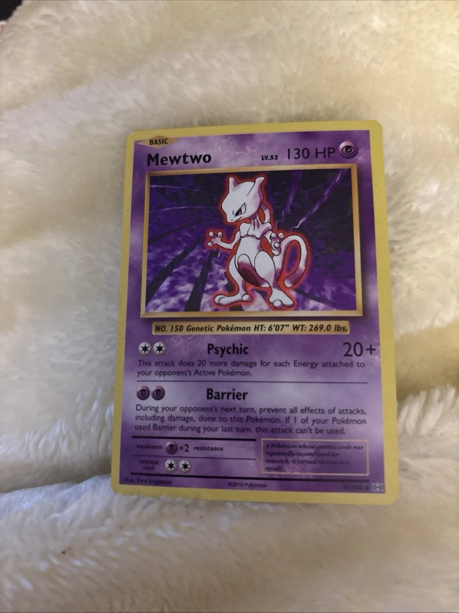 pokemon packs with the most expensive cards Mewtwo Pokemon Card Credit Card Skin – Anime Town Creations main image 0