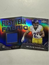 2024 Topps Chrome - First Year Fabric Blake Corum #FYF-BC (MEM, RC)