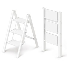 GameGem Sgabello a gradini pieghevole con scala a 3 gradini antiscivolo a pedale largo prezzo consigliato £60