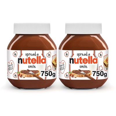 Nutella Hazelnut Spread With Cocoa For Breakfast, 26.5 Oz Jar