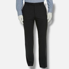 Tommy Hilfiger Mens Black Modern Fit Stretch Dress Pants Size 36W 32L