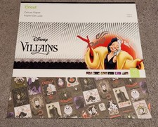 New Cricut Deluxe Paper 12X12 Disney Villains