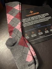 Tommy Copper Socks Size M/L New In Package One Pair of Socks