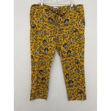 Isabel Marant Etoile Alka Floral Trousers Cotton Drawstring Boho Pants Size 44