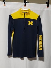 Youth Colosseum Athletics Michigan Wolverines 1/4 Zip Shirt