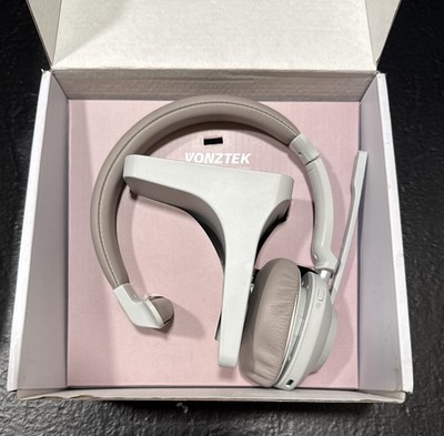 Vonztek Lightweight Bluetooth Headset With Noise Cancelling Microphone - Pink