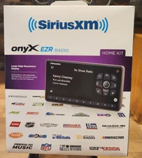 SiriusXM SXEZR1H1 Onyx EZR Satellite Radio with Home Kit - BRAND NEW Open Box