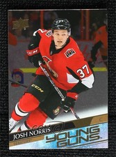 2020-21 Upper Deck Young Guns Silver Foil Josh Norris #209 10v6