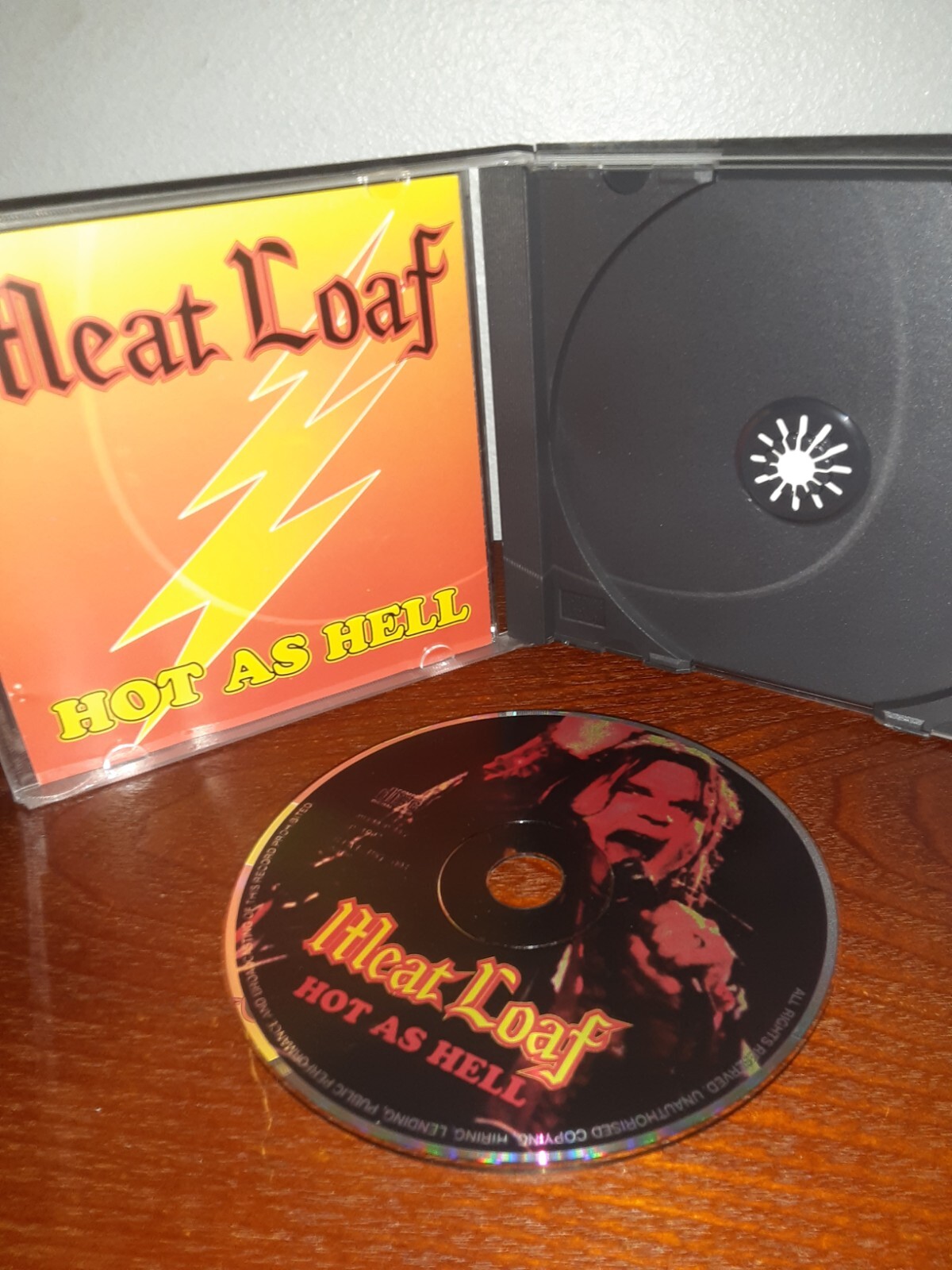 MEAT LOAF Hot as Hell CD Live in Europe 1977 Made in Italy RARE