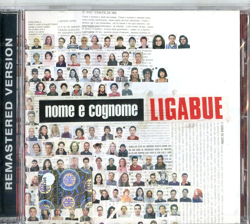 Ligabue Nome E Cognome CD Deluxe Edition Remastered New And Sealed