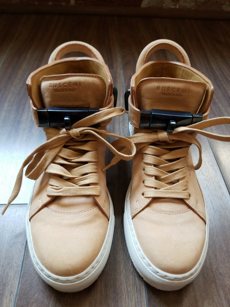 Buscemi Womens Sneaker High Top - Tan Size EU 37 | eBay display picture 1