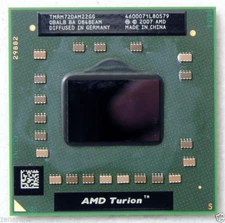 HP DV7 1468NR 1264NR 1223CA 1426NR AMD TURION  TMRM72DAM22GG CPU PROCESSOR RM72