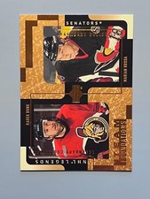 2000-01 UD LEGENDARY COLLECTION BRONZE /25 MARIAN HOSSA RADEK BONK #95 HOF