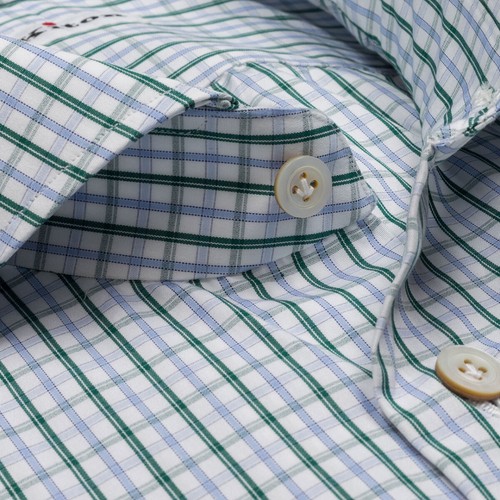 Kiton Shirt IN Light Blue/Green Checkered - Bild 2 von 12