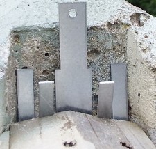 2 x Fence Panel Anti Rattling Clips and Enhanced Security for all concrete posts
