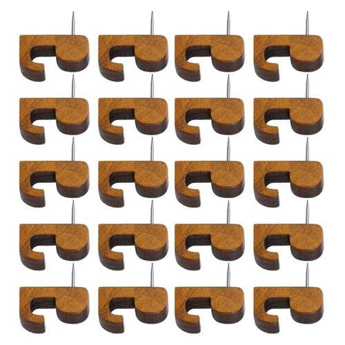 20/40Pcs Thumb Tacks Push Pins Hook for Bulletin Board or Wall Map - Afbeelding 10 van 10