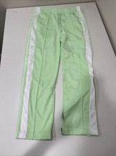adidas Originals Iconic Relaxed Adibreak Pants Womens Sz L SemiGreen MARKS/STAIN