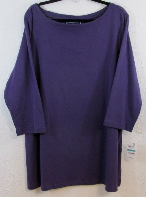 karen scott tunic tops