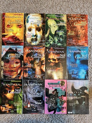 SANDMAN Vol 1-11 Set Vertigo Death Vol 1 DC Comics Black Label Neil Gaiman