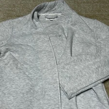 Daydream By Berkshire Home Quilted Shawl Collar Robe Size M Heather Gray