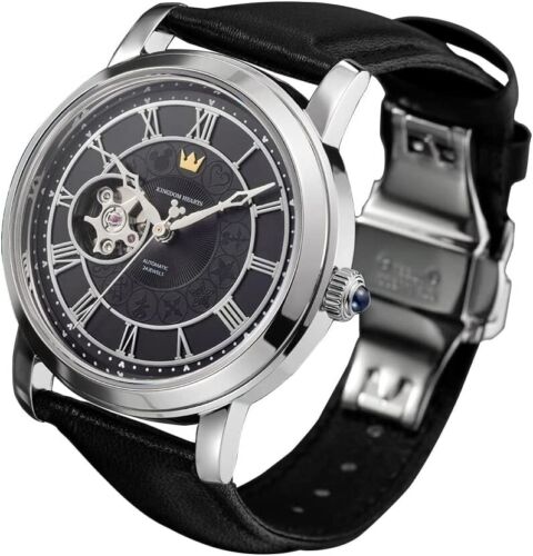 Kingdom Hearts 20th Anniversary Automatic Watch Round Open Heart 38mm Model - Picture 1 of 5