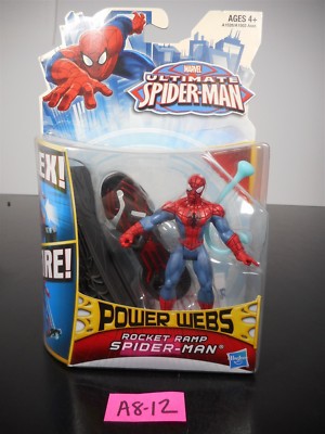 Marvel Ultimate ROCKET RAMP SPIDER-MAN Power Webs Figure Hasbro 2012 - BRAND NEW