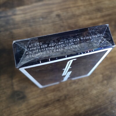 トランプ fontaine Black Holo press release Holographic Black Prerelease Fontaine Playing Card New